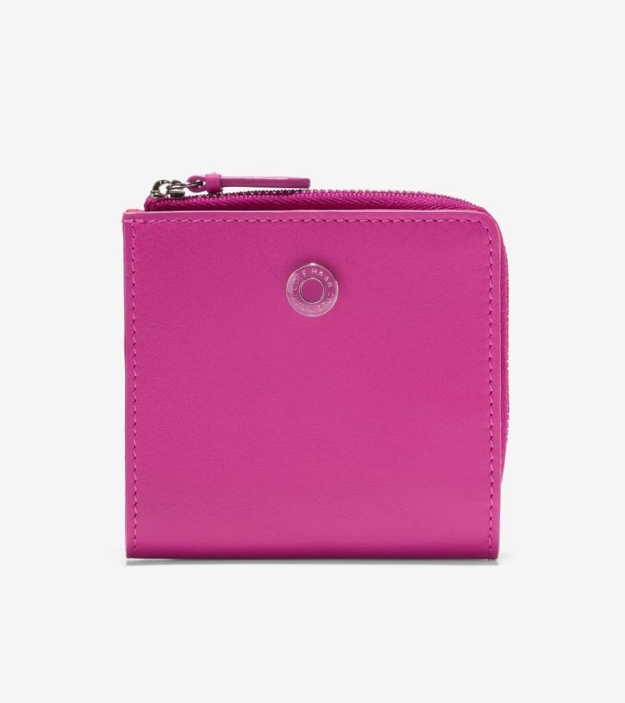 Cole Haan Women's Festival Fuchsia Bifold Card Holder Wallet