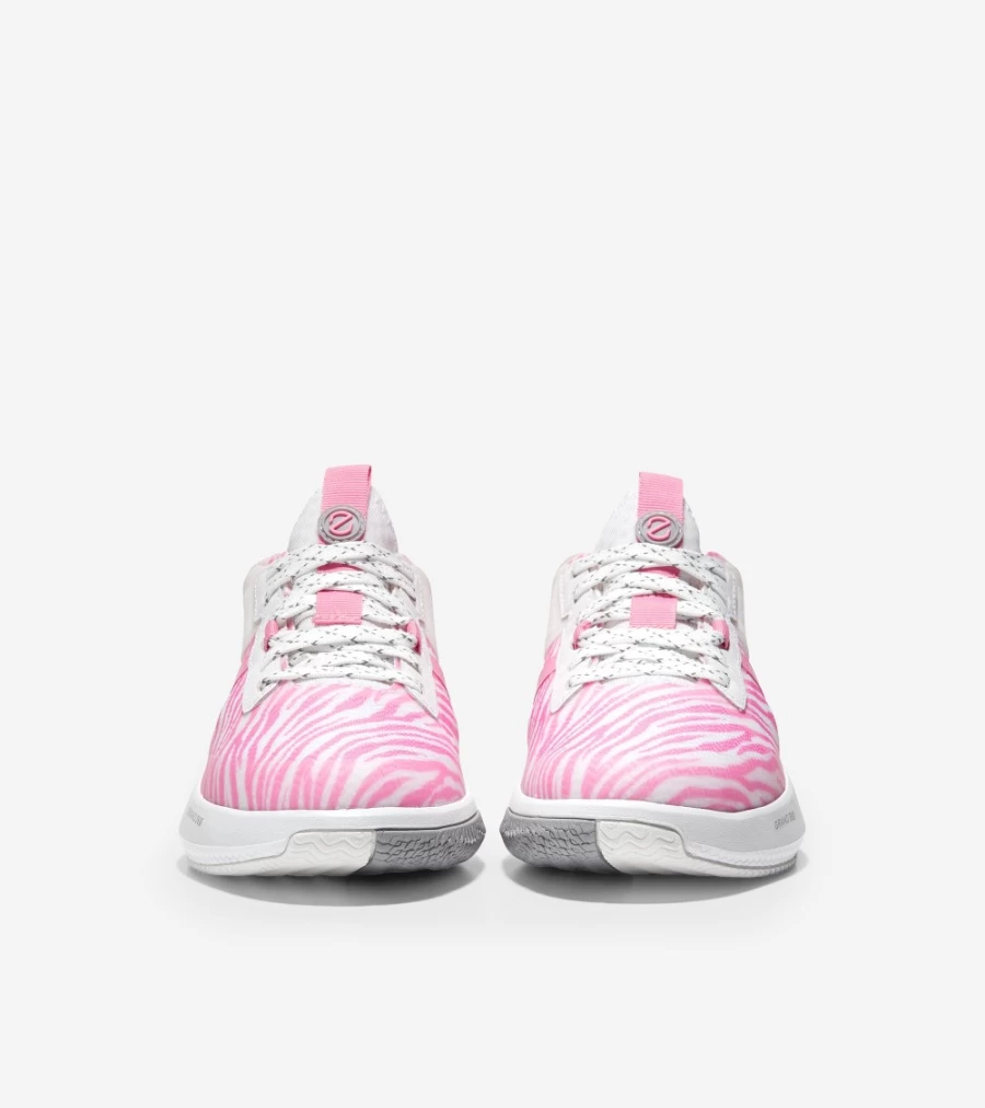 Cole Haan Women's Zerogrand Winner Tennis Sneakers in Watermelon Zebra Print - Lightweight Comfort Shoes for Women