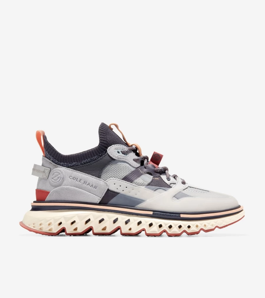 Cole Haan Men's Zerogrand Work Sneaker in Harbor Mist & Dark Pavement - Lightweight Comfort Shoes