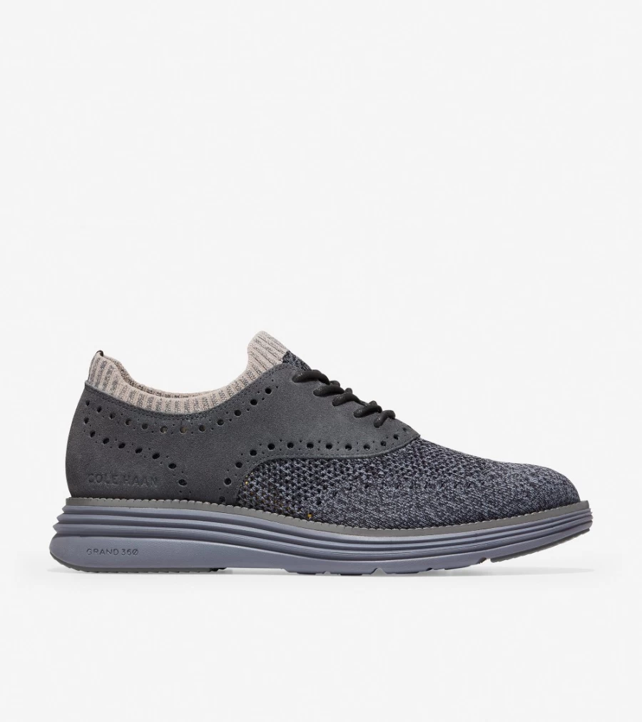 Cole Haan Men's OriginalGrand Ultra Oxford Shoes in Turbulence Stitchlite