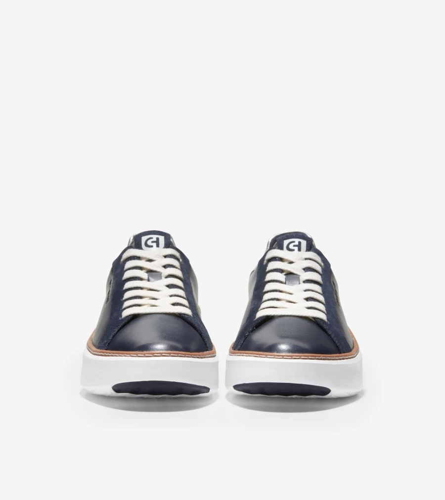 Cole Haan Women's Grandpro Topspin Sneaker in Navy Ink-Argento - Lightweight Comfortable Tennis Shoes for Women