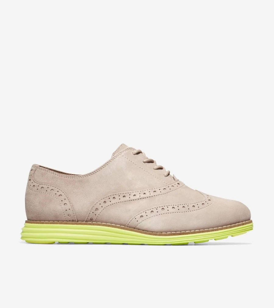 Cole Haan Women's Mortar Grand Wingtip Oxford Shoes