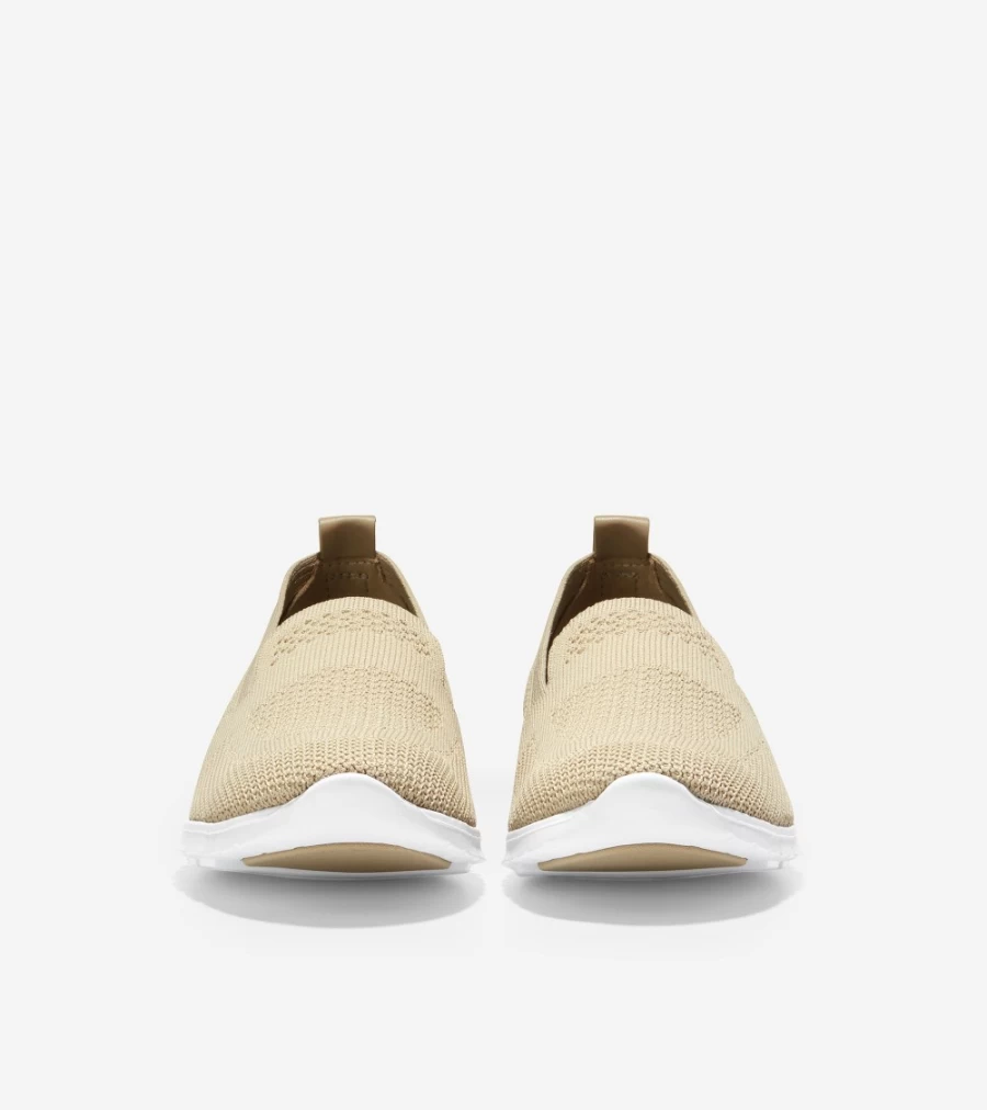 Cole Haan Women's Zerogrand Slip-On Loafer in Rye Stitchlite - Comfortable & Lightweight Slip-On Shoes for Women