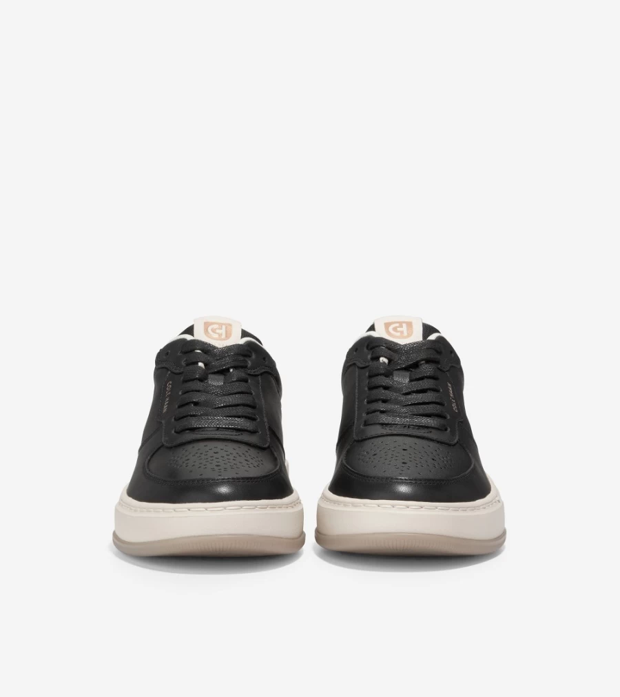 Cole Haan Women's Grandpro Crossover Sneaker in Black Leather-Birch